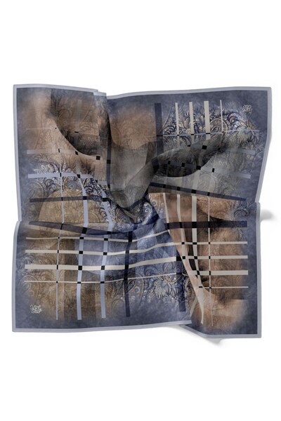 Levidor Φουλάρι με έθνικ ριγέ σχέδιο με λαμπερό κρυστάλλινο σχέδιο