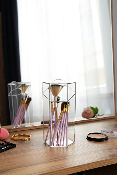 VAN VLECK Θήκη για πινέλα μακιγιάζ – Διαφανές κάλυμμα, ανθεκτικό στη σκόνη, ο...