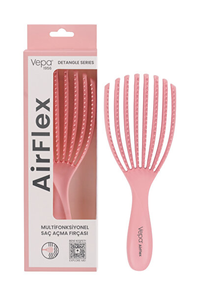 Vepa Airflex Multifonksiyonel Dolaşık Saç Açma Fırçası, Kolay Tarama, Elektriklenme Önleyici Tarak