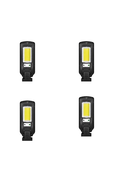 K KATHODE Set 4 x felinare stradale cu energie solară, 264 x LED COB, 3 modur...