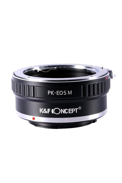 K&F CONCEPT Adaptor de montură PK-EOS M de la Pentax K la Canon EOS M