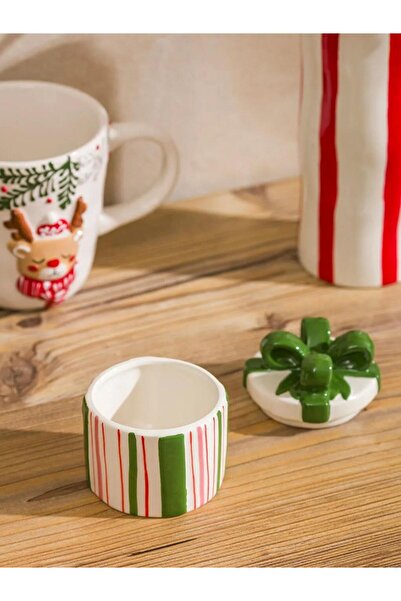 LC Waikiki Printed Ceramic Storage Container 8 cm (W5)