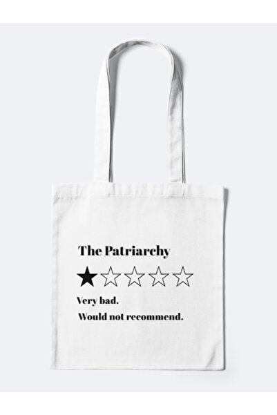 junobi Feminist Bez Çanta & Kalemlik Seti – The Patriarchy 1 Star