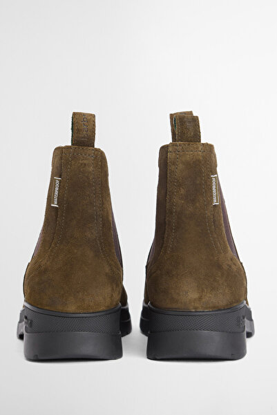 Barbour Turnbull Chelsea Bot OL77 Oiled Olive Suede