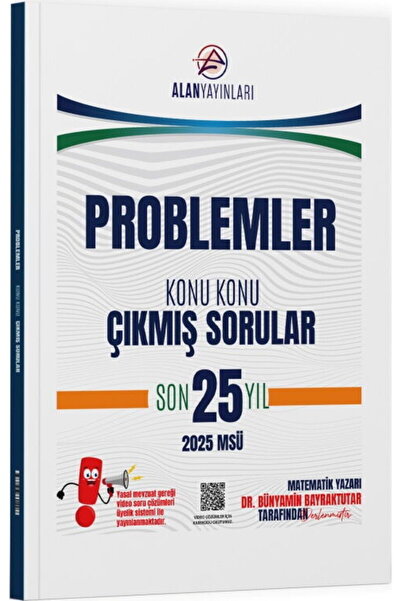 Alan Yayınları TYT MSÜ Problemler Konu Konu Çıkmış Sorular Son 25 Yıl 2026