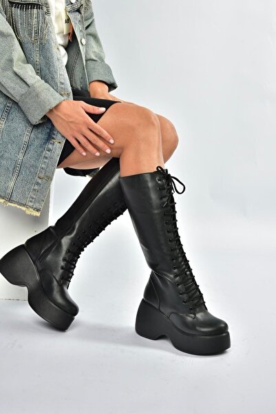 Fox Shoes V965307009 Γυναικείες μπότες με μαύρη σόλα