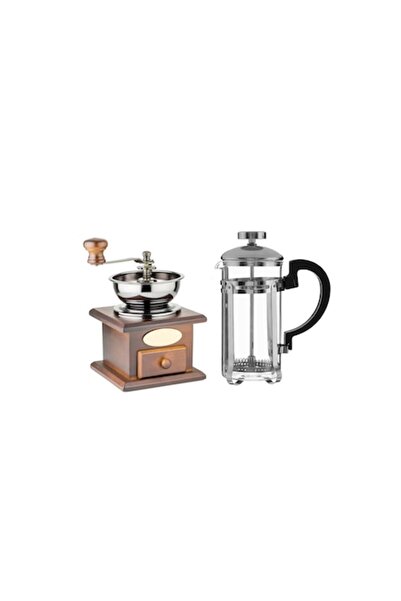 Doty Set Rasnita manuala de cafea CoffeEpoque si presa franceza multifunctionala