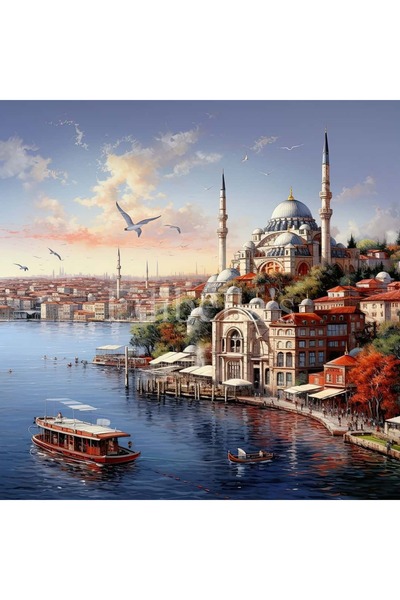 Dialands Mozaik Haliç’te Osmanlı Esintisi 45X45CM