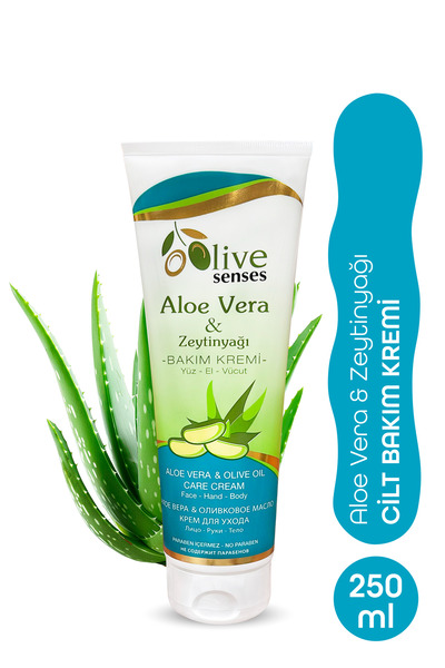 Olive Senses Aloe Vera & Zeytinyağı Cilt Bakım Kremi