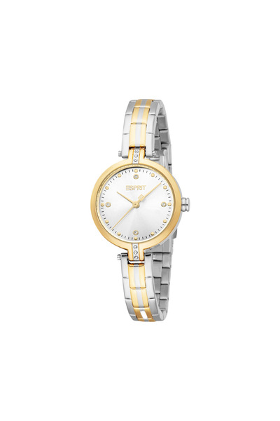 Esprit Women's Silver/Gold Watch | Model Es1l502m0055