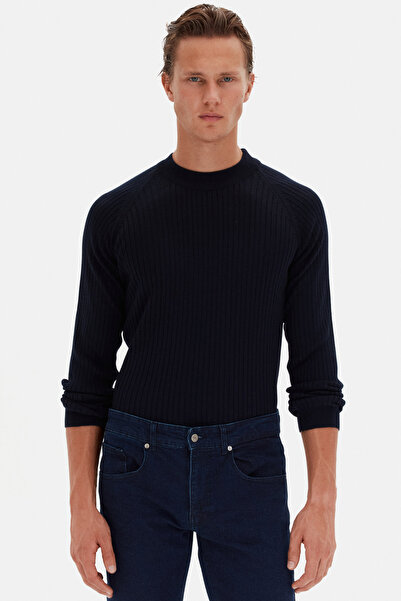 Twn Slim Fit Navy Blue πουλόβερ