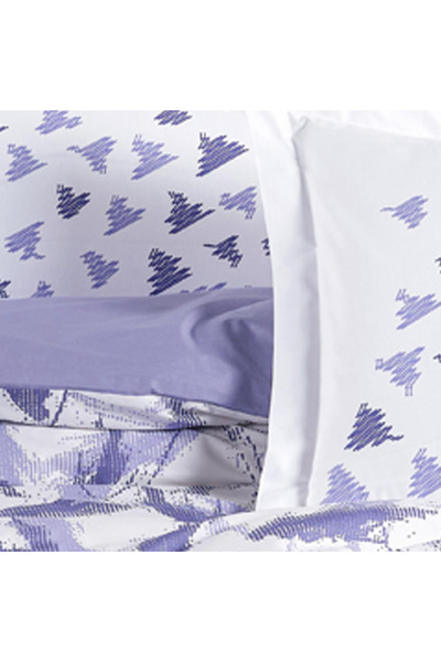 Hobby home collection Silva Lila - Поплін двоспальний комплект постільної білизни