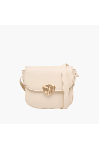 Adore Solid Crossbody Bag with Adjustable Strap