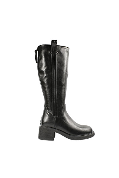 PASS Collection Ghete casual, damă, COLECȚIA PASS, M470015A negre, piele, cu ...