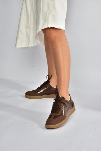 Fox Shoes V820104802 Kahverengi Süet Spor Ayakkabı Sneakers