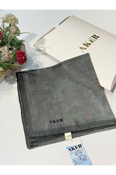 Aker Summer Coolness Cloud Pattern Cotton Silk Scarf 7208221