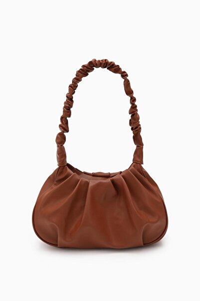 Levidor Tan Drawstring Shoulder Bag