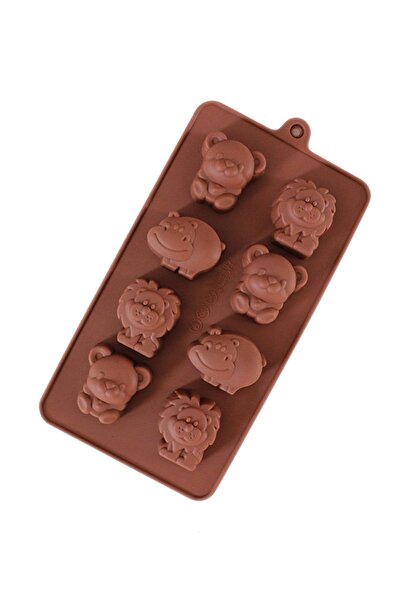 LUXER Forma Silicon Bomboane De Ciocolata, 3 x Forma Leu, 3 x Forma Ursulet, ...