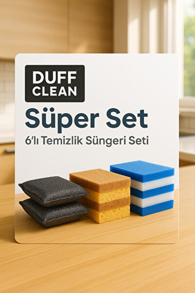 DUFF CLEAN Super Set – Set of 6 Cleaning Sponges