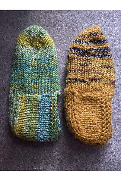 MESKSTORE El örgüsü patik 2 çift 40-42 numara için uygun