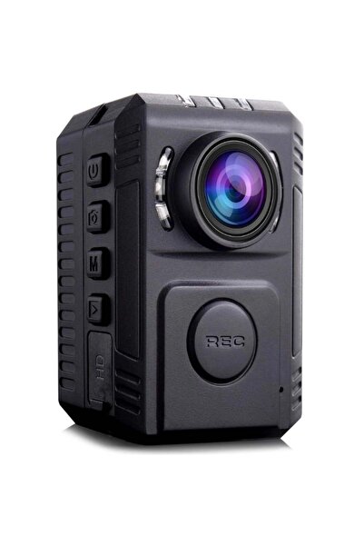 iUni Cameră corporală CP38, fără fir, detectare mișcare, unghi de 170°