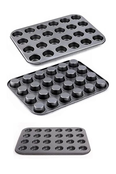 Viyalente 24-Piece Muffin Mold Tartlet Mold