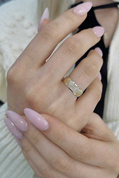 nasipkuyumcu 14 AYAR ALTIN ALYANS YÜZÜK 6MM XAL000414