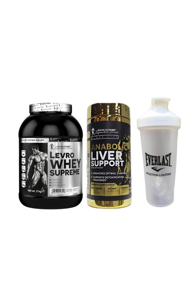 kevin levrone مجموعة القوة: ليفرو واي سوبريم + دعم الكبد الابتنائي + شاكر