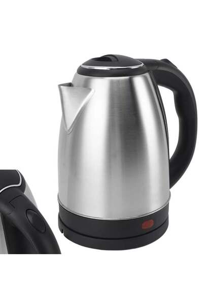 tienda fiesta Crown Crw-7102 1500W 1.8 Liter Luxury Steel Water Heater Kettle Inox