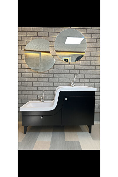 ADNAN MOBİLYA Abdest Lavabosu Z Lavabo Çocuk Yaşlı Engelli Abdest lavabo Sol çukur 115 cm