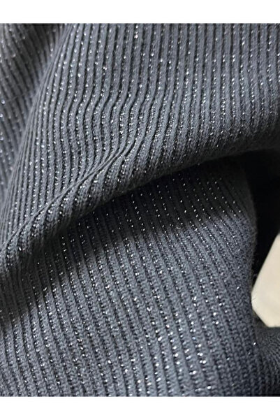 Zühre Women's Zippered Stone Detailed Black Double Combination Suit Tk-1714