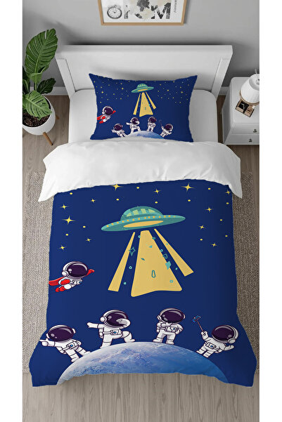 GREENDECOR Astronaut Space Planet Patterned Digital Printed Special Design Si...