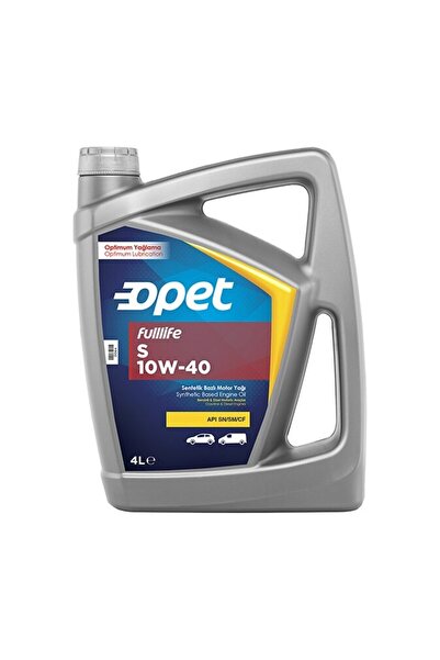 opet Fulllife S 10W-40 Motor Yağı 4L