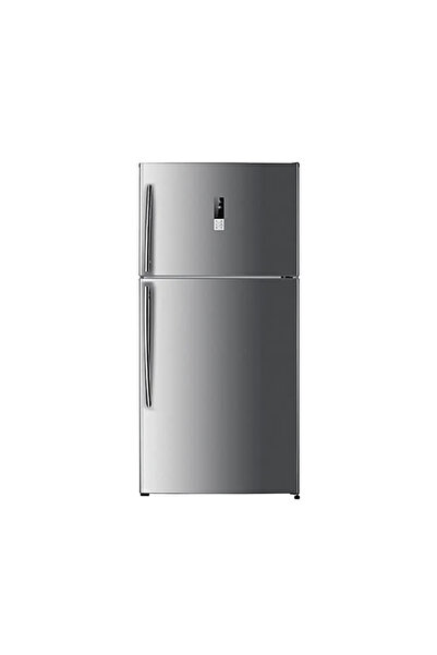 Baumatic 79cm Freestanding Top Mount Fridge/Freezer with Invertor Compressor 550 Ltrs, Steel