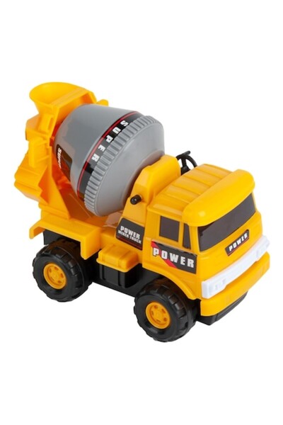 SHOPIENS Toy Cement Mixer, Power, 21x11x18 cm, Yellow, 3+ Years, MYONNA IT & E-COMMERCE