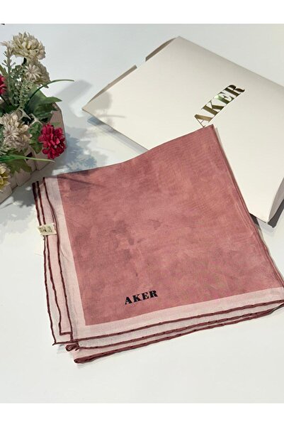 Aker Yaz Serinliği Bulut Desen Pamuk İpek Eşarp 7208221