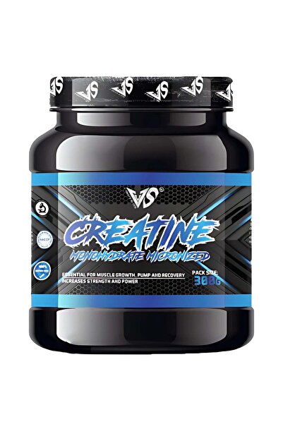 V-Shape Supps كرياتين أحادي الهيدرات على شكل حرف V، 300 غرام - توت أزرق