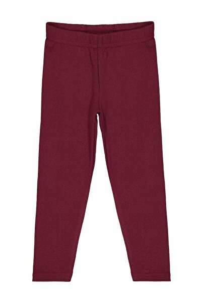Civil Girls Plain Leggings for Ages 6-9 - Burgundy for Ages 9-10