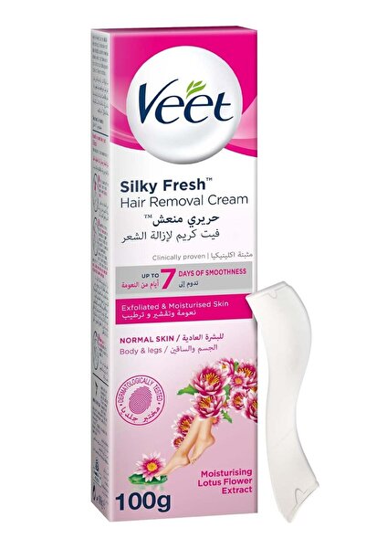 Veet كريم إزالة الشعر SILKY Fresh للبشرة العادية 100 جرام