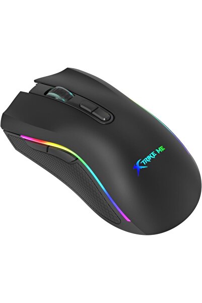 Generic فأرة ألعاب بأسلاك Xtrike Me GM-314 BK، لون أسود