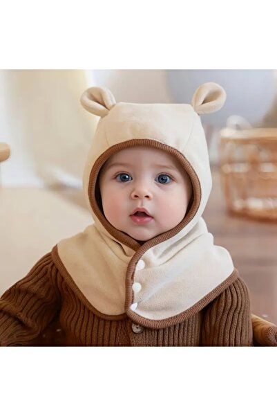 GlassySKY (1-3 سنوات) قبعة شتوية ناعمة من الصوف للجنسين للأطفال الرضع مع حماي...