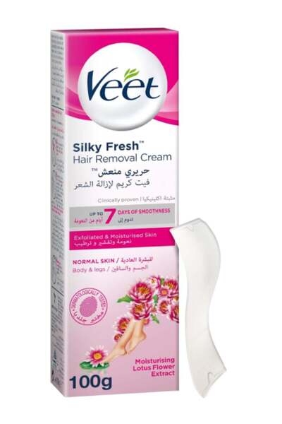 Veet كريم إزالة الشعر الحريري المنعش للبشرة العادية