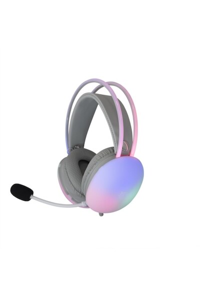 white shark FIREFLY-W Gaming Headphones Over-Ear, Stereo, 50mm Driver, Omnidirectional Microphone, M