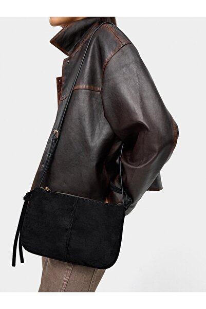 PARFOIS Süet Efektli Çapraz Askılı Çanta