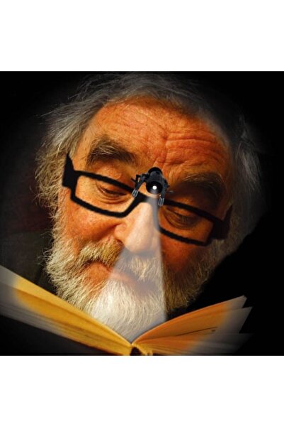 SHOPIENS Lanterna cu Clips pentru Ochelari, Reglabila, Functionare cu Baterii...