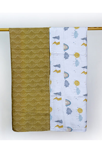 Mimiko غطاء موسلين بطبقتين 100% قطن فائق النعومة، يسمح بمرور الهواء، غطاء أطف...