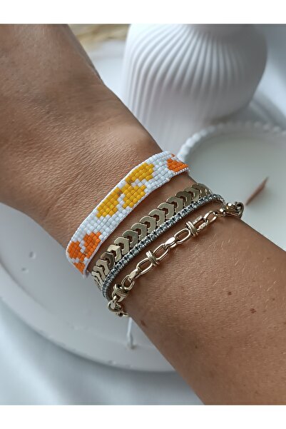 La fee aksesuar سوار ميوكي النسائي الفردي - فيل - قلب - زهرة - وردة - سوار مص...