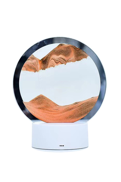 THK Lampă ®, Pictură în nisip portocaliu cu posibilități infinite, Rogvaiv Light, 3D, 19cm, Zi de naștere, Cadou