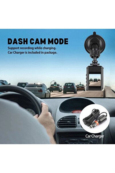 iUni Cameră corporală CP38, fără fir, detectare mișcare, unghi de 170°