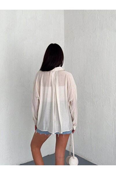 HEDEF DAİSY Γυναικεία Ρούχα oversized Φαρδιά ριγέ πουκάμισα